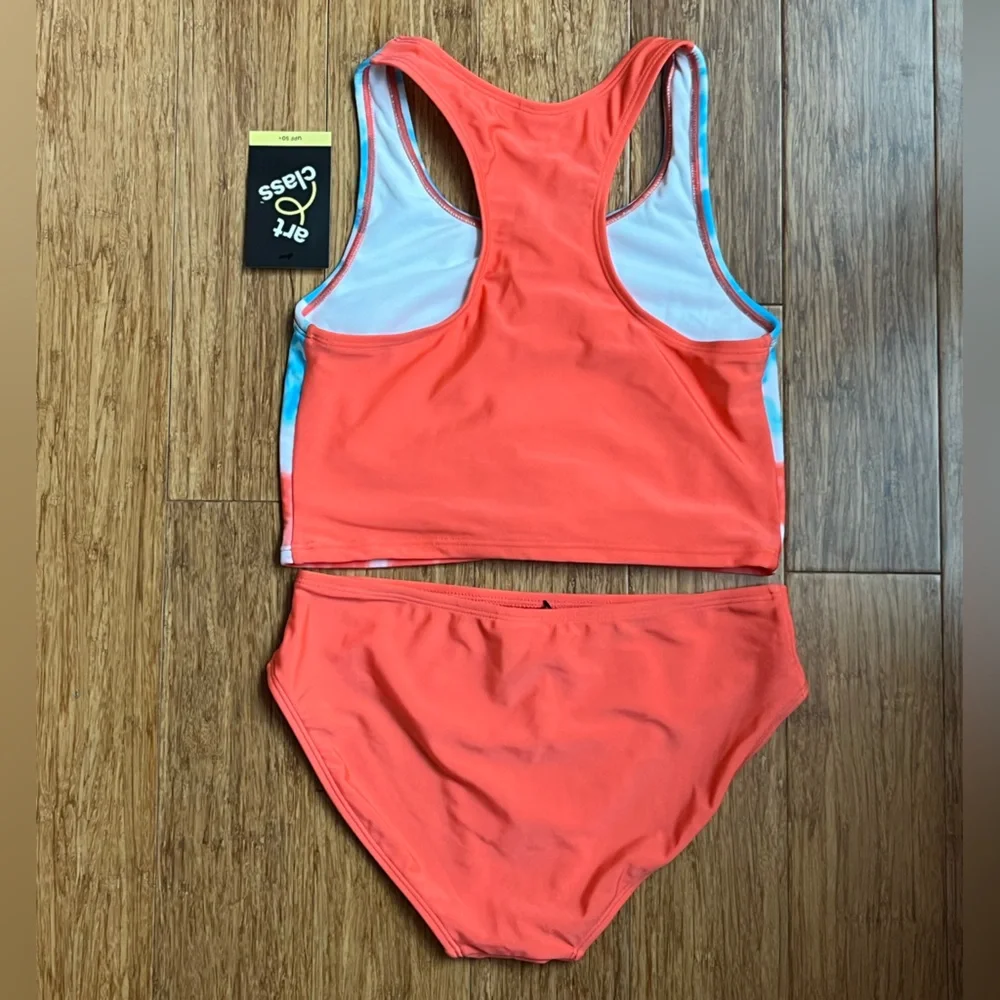 Girls - Art Class NWT 2 piece swim suit tankini Size L 10/12 American July 4th